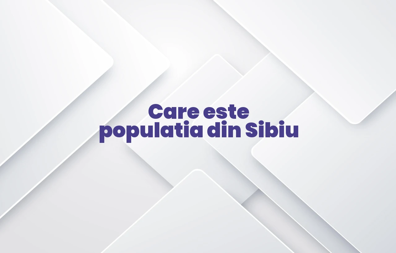 populatia sibiu