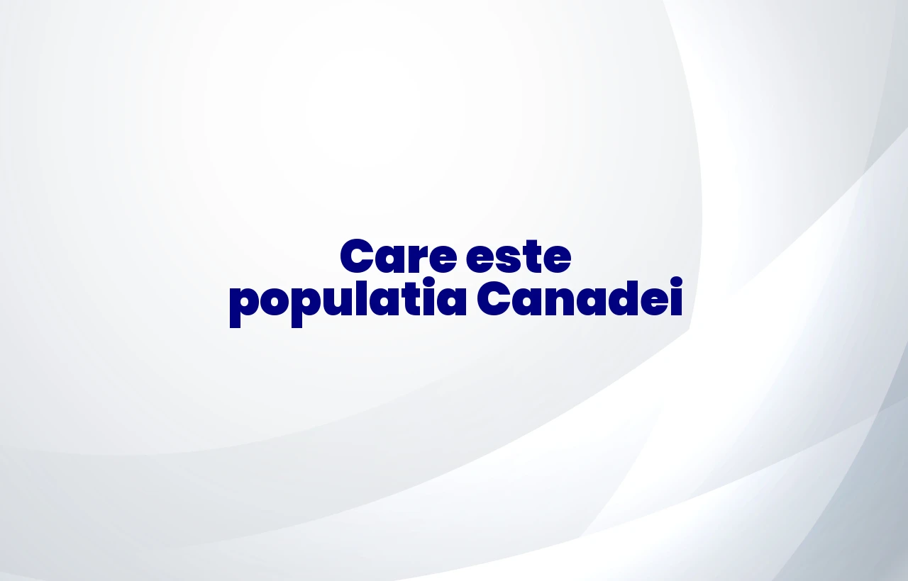 populatia canadei