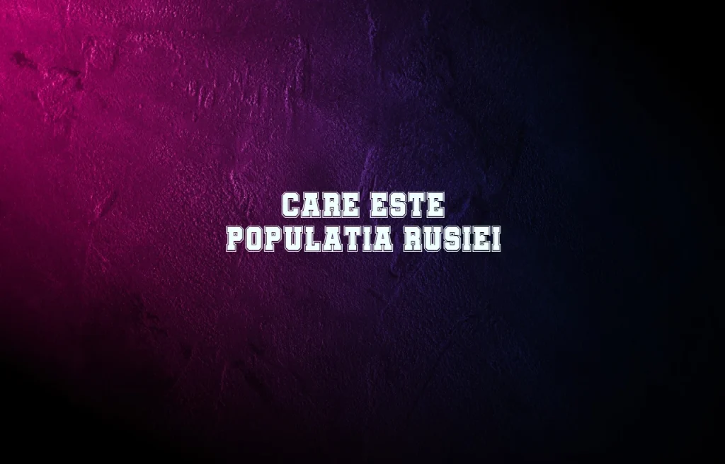 populatia rusiei