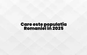 populatia romaniei 2025