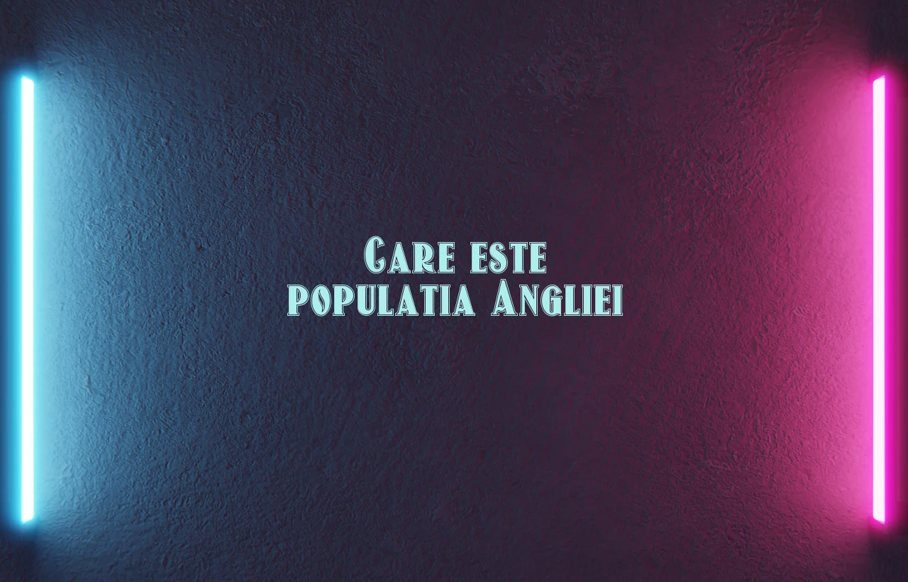 populatia angliei