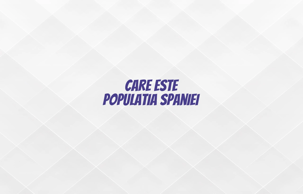 populatia spaniei