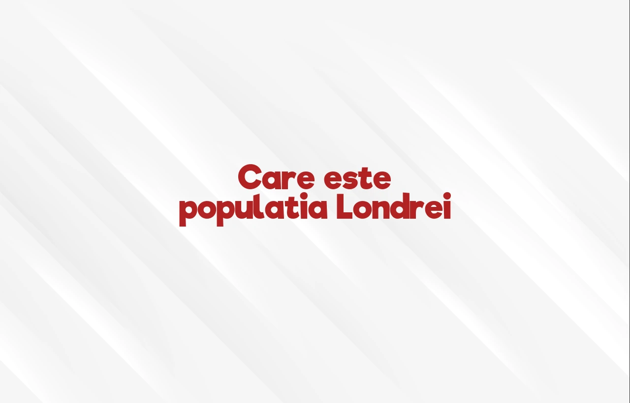 populatia londrei